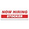 Signmission Now Hiring Stocker Banner Apply Inside Accepting Application Single Sided B-96-30308 - alternate 1
